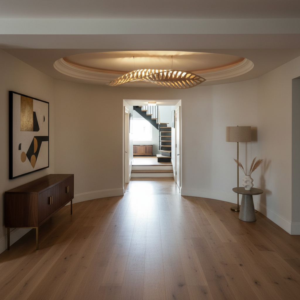 Hikari Wood Pendant Chandelier – Modern Sculptural Ceiling Light